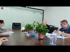 Chuyến thăm của khách hàng đối với Máy sản xuất cáp thả trong nhà ngoài trời FTTH 1-12 lõi