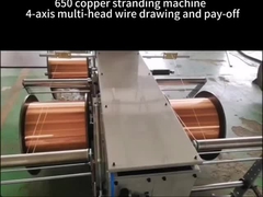 Máy tao cáp đồng 650 + kéo dây nhiều đầu 4 trục và thanh toán