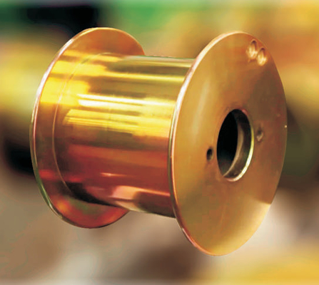 Cuộn chỉ cuộn thép phẳng tùy chỉnh tốc độ cao cho máy cáp dây
