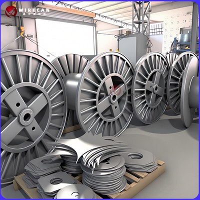 Vòng thép lồi lồi cho dây và dây cáp xoắn dây cáp công suất nặng trống/vòng thép/cáp quang