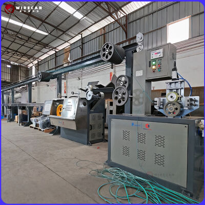 Quá trình sản xuất sợi xây dựng PVC sử dụng dây đồng đè 3 lớp