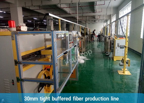 Dây chuyền sản xuất cáp quang có đệm lỏng 30mm với bán tự động lấy lên