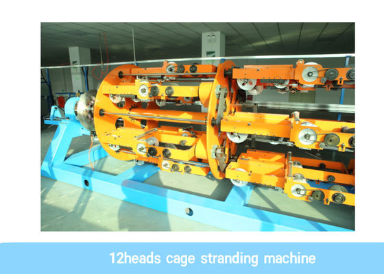 12 đầu Quay lại Máy quấn cáp 70RPM Loại lồng