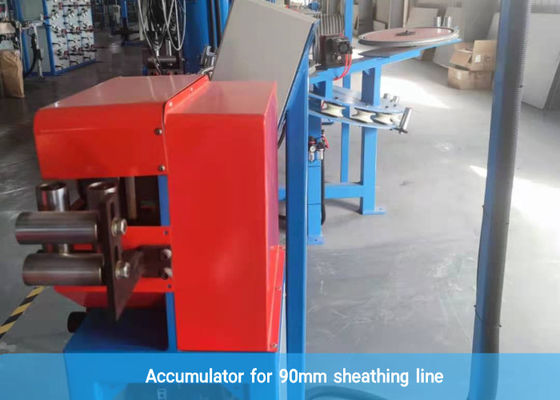 Máy tích lũy cáp ngang 8KVA Máy cáp quang cho dây chuyền vỏ bọc