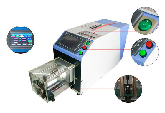 Máy cắt và uốn dây đa lõi 700 chiếc / H để cắt cáp đồng trục