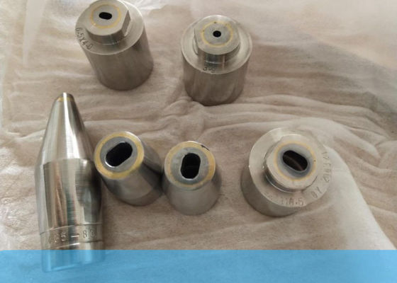 Điểm ép và đập với Tungsten Carbide rắn, Thép với xử lý nhiệt