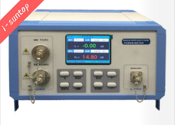 AC110V 12 kênh Thiết bị kiểm tra chèn và trở lại sợi quang cho máy làm dây vá sợi quang