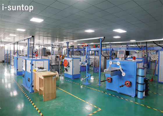 LSZH Cáp quang PVC Lớp phủ chặt chẽ / Dây chuyền ép / ép đùn cho cáp đệm chặt chẽ