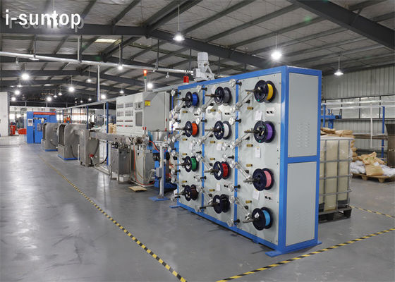 12-24 lõi Dây chuyền sản xuất lớp phủ thứ cấp cáp quang 12-24 lõi và chế độ đơn
