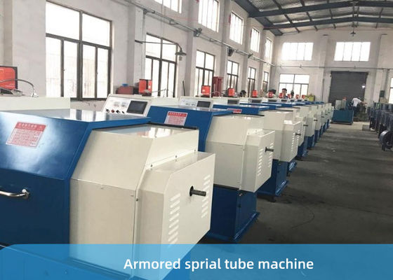 Máy kéo xoắn ốc dải thép 8KW cho cáp quang