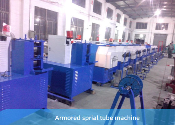 Máy kéo xoắn ốc dải thép 8KW cho cáp quang