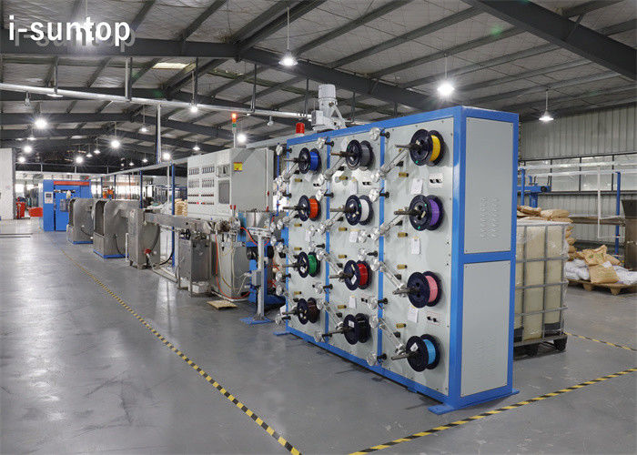 12-24 lõi Dây chuyền sản xuất lớp phủ thứ cấp cáp quang 12-24 lõi và chế độ đơn