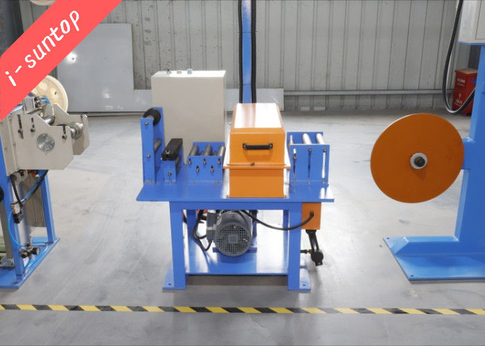 Máy uốn băng nhôm 100mm 70m / phút Máy cáp quang